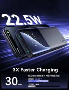 باور بانك جوي روم - شاشة ديجيتال  (10000mAh)