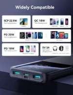 باور بانك جوي روم - شاشة ديجيتال  (10000mAh)