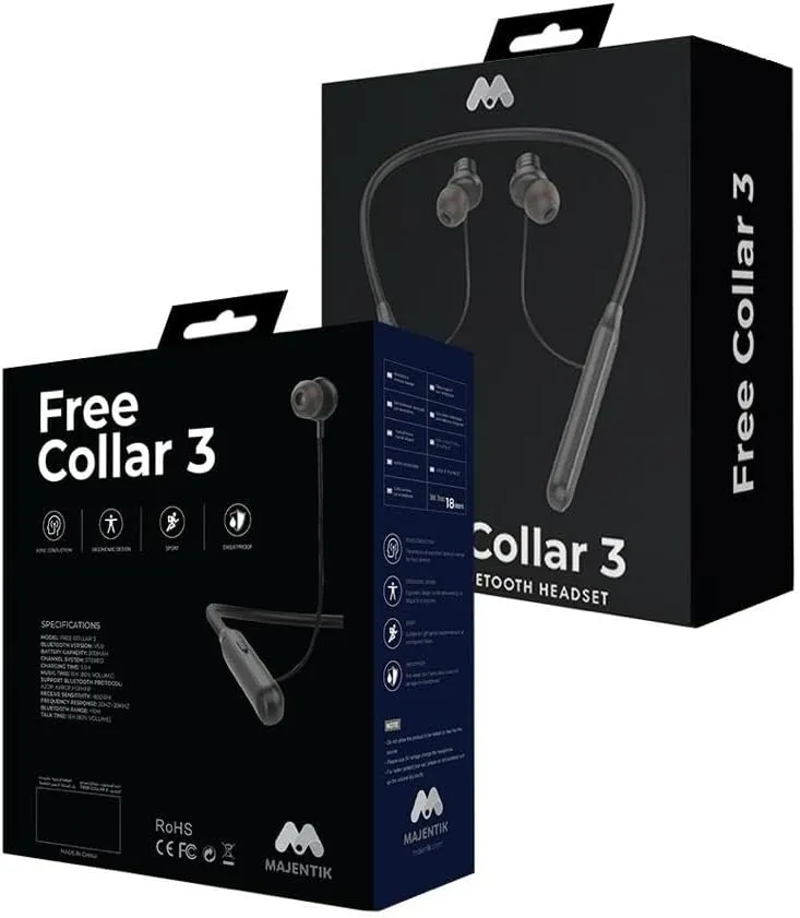 Magnetic Free Collar 3 Bluetooth Headset