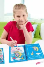 كتاب تلوين مائي سحري، كتاب رسم مع قلم سحري